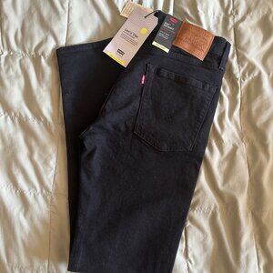 NWT Levi's 510 Skinny Men's Black Jeans 31x32